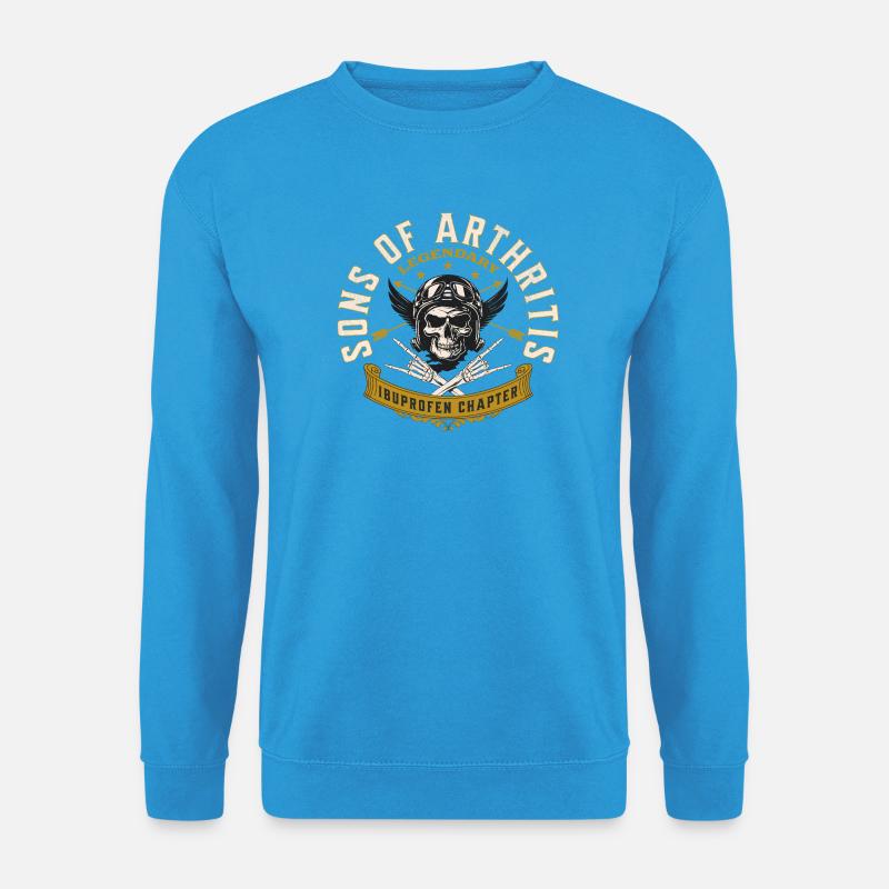 Sons of Arthritis Ibuprofen Chapter Biker - Unisex Pullover - Meeresblau