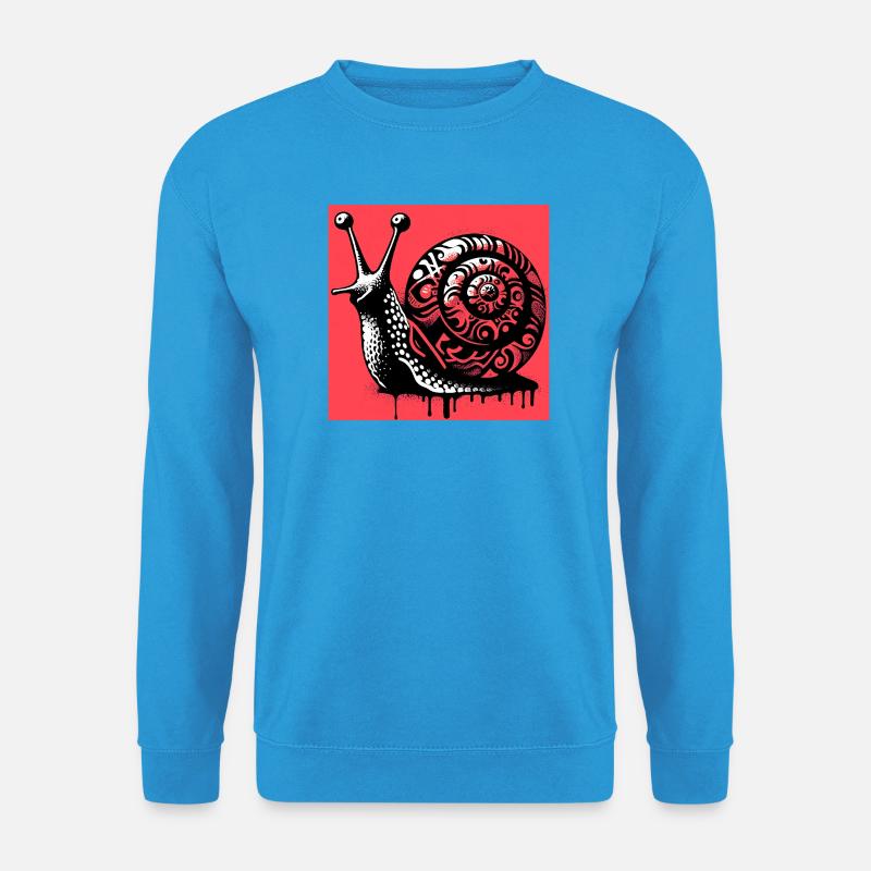 Schnecke - Unisex Pullover - Meeresblau