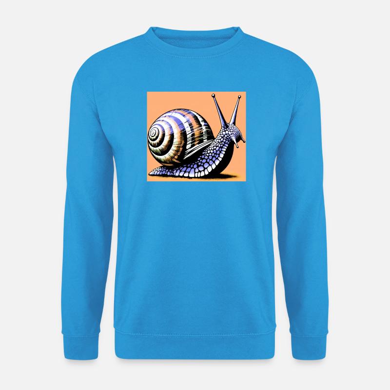Schnecke - Unisex Pullover - Meeresblau