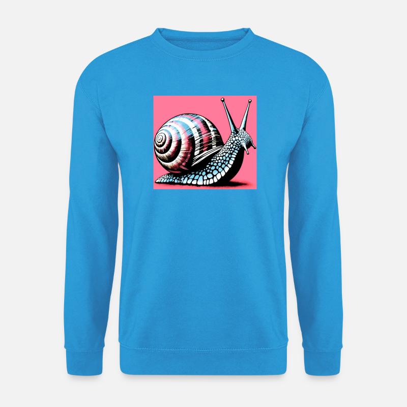 Schnecke - Unisex Pullover - Meeresblau
