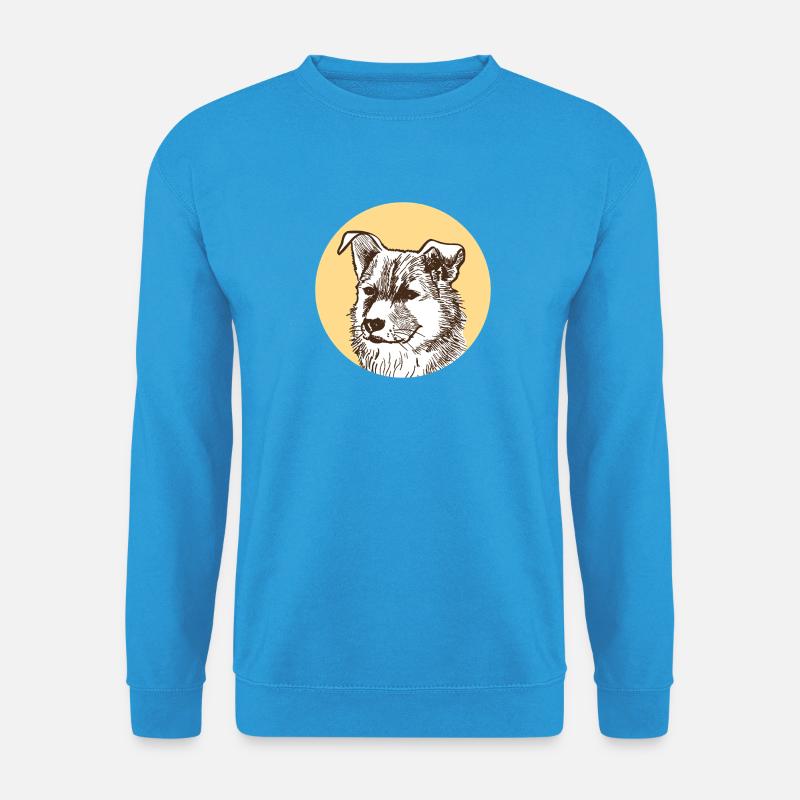 Hund - Unisex Pullover - Meeresblau