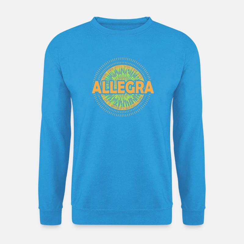 AllegrA Sonnenburst Logo - Unisex Pullover - Meeresblau