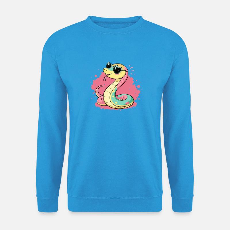 Pastel Cobra Rose Sonnenbrille - Unisex Pullover - Meeresblau