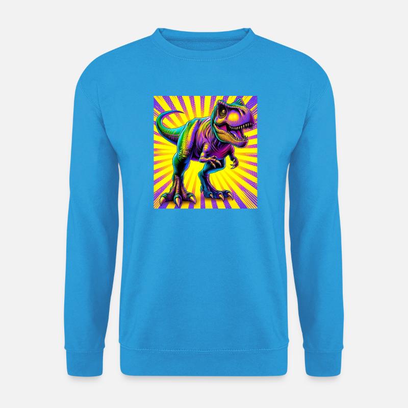Dinosaurier - Unisex Pullover - Meeresblau