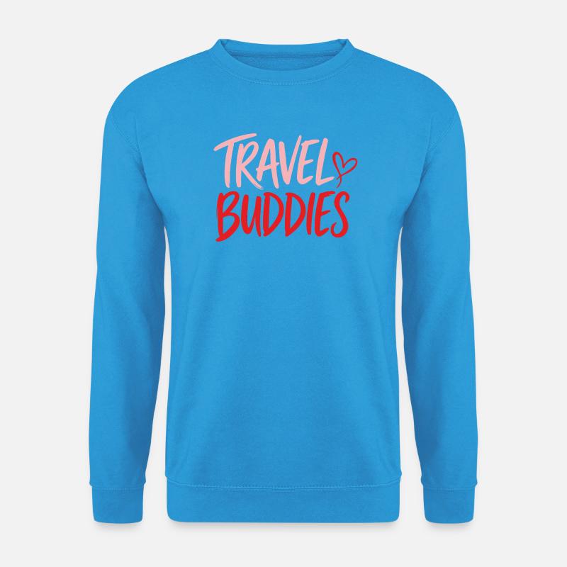Travel Buddies - Unisex Pullover - Meeresblau