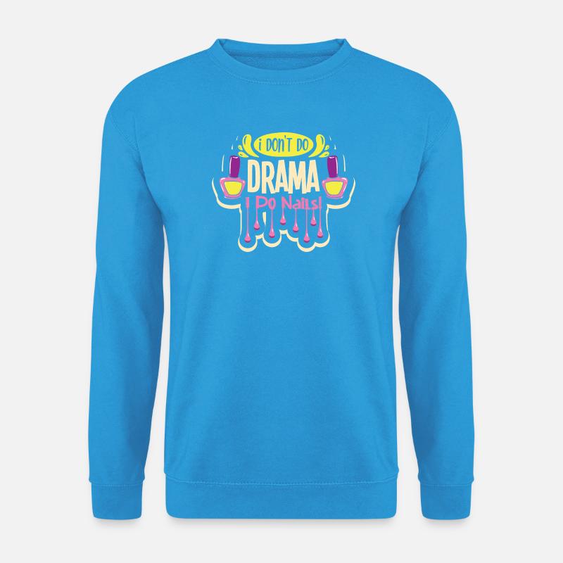Nageldesigner Nageldesignerin Kosmetik Nagelstudio - Unisex Pullover - Meeresblau