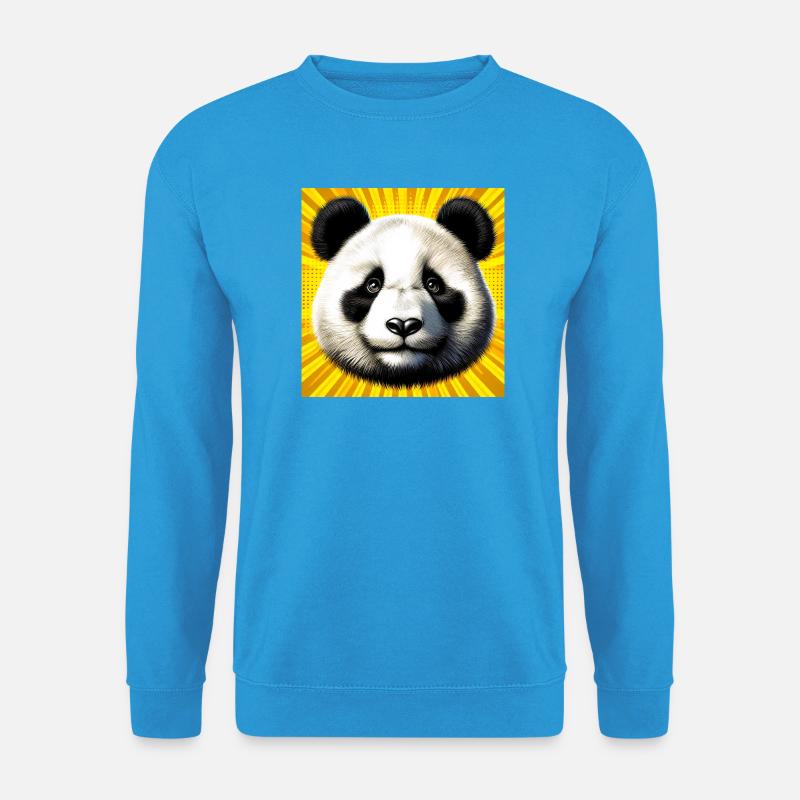 Panda - Unisex Pullover - Meeresblau
