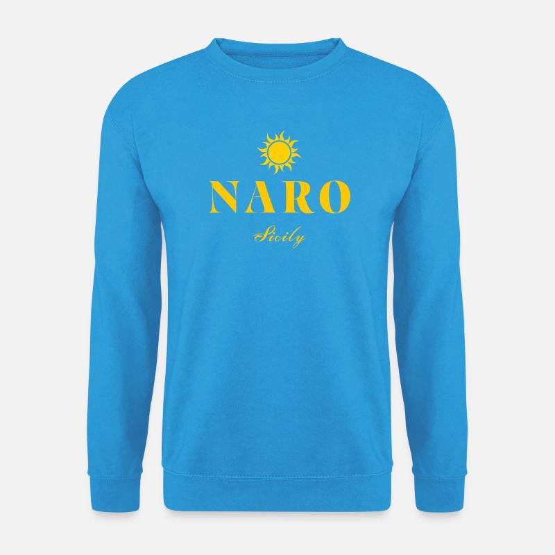 Naro Sizilien Sonne - Unisex Pullover - Meeresblau