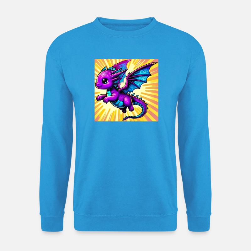 Drache - Unisex Pullover - Meeresblau