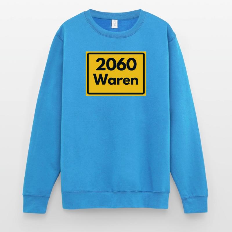 OLD POSTCODE POSTCODE RETRO 2060 WAREN MÜRITZ Unisex Sweatshirt