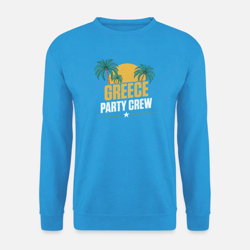 Greece Party Crew - Unisex Pullover - Meeresblau