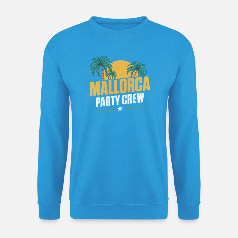 Mallorca Party Crew - Unisex Pullover - Meeresblau