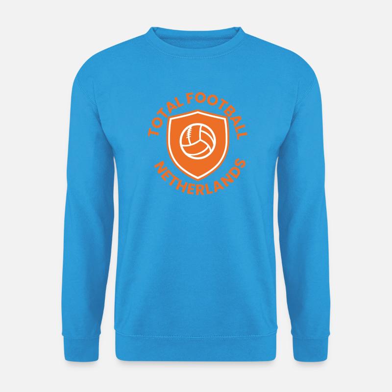 Dutch Shield Volleyball-Emblem - Unisex Pullover - Meeresblau