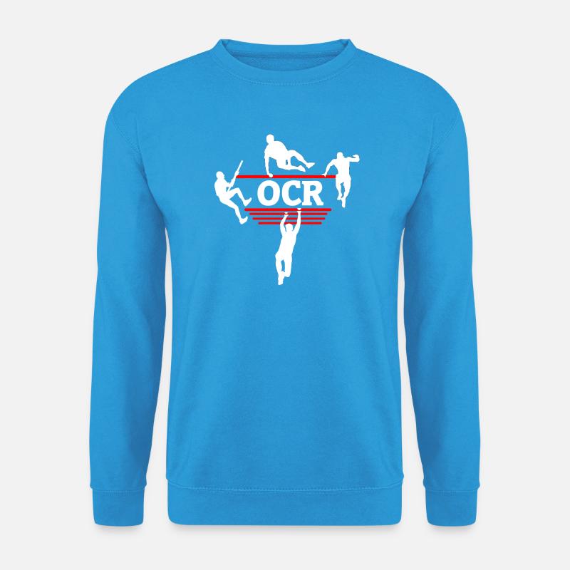 OCR Minimal – Clean Obstacle Design - Unisex Sweatshirt - sea blue