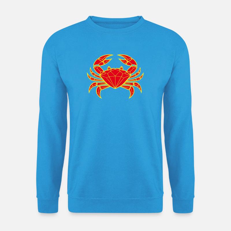 Krebs – Schutz & Stärke - Unisex Pullover - Meeresblau