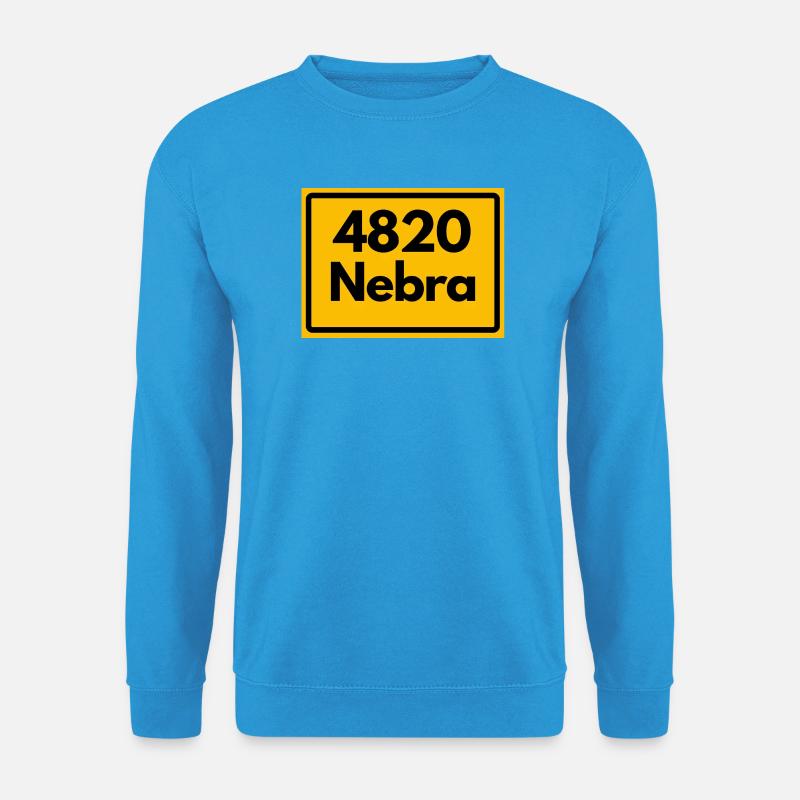 ANCIEN CODE POSTAL 4820 NEBRA HEIMATSTOLZ - Sweat-shirt Unisexe - bleu mer