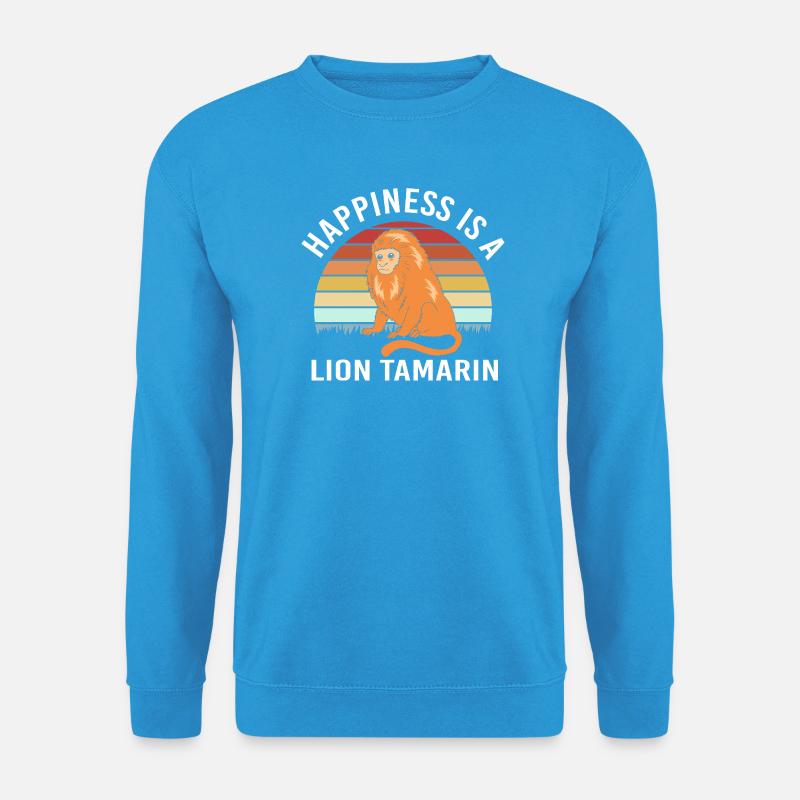 Tamarin Monkey - Unisex Sweatshirt - sea blue