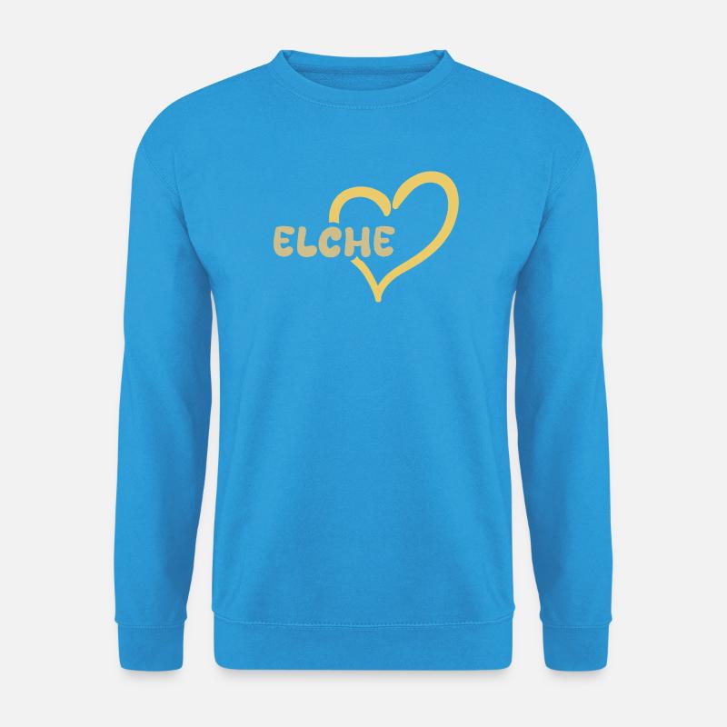 Elche als Urlaub - Unisex Pullover - Meeresblau