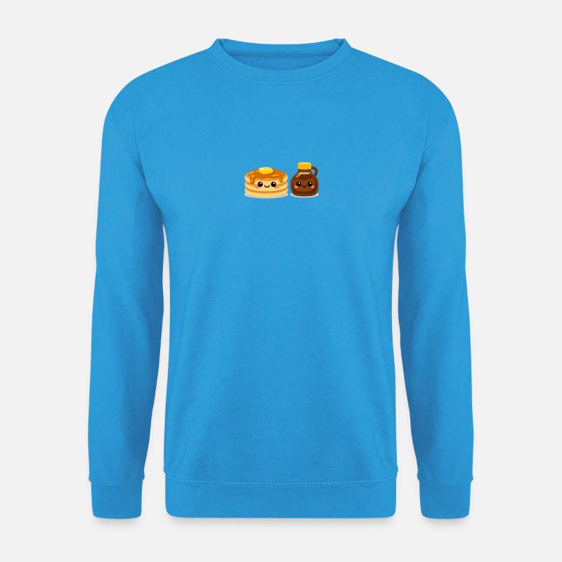 Pfannkuchen-und-Sirup-Freunde - Unisex Pullover - Meeresblau