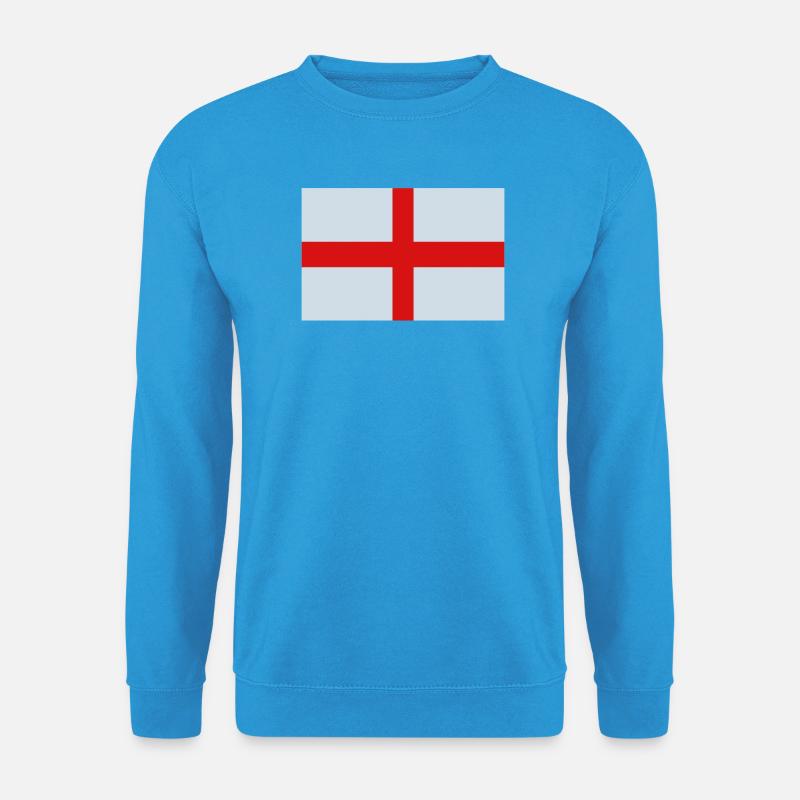 England-Flagge - Unisex Pullover - Meeresblau