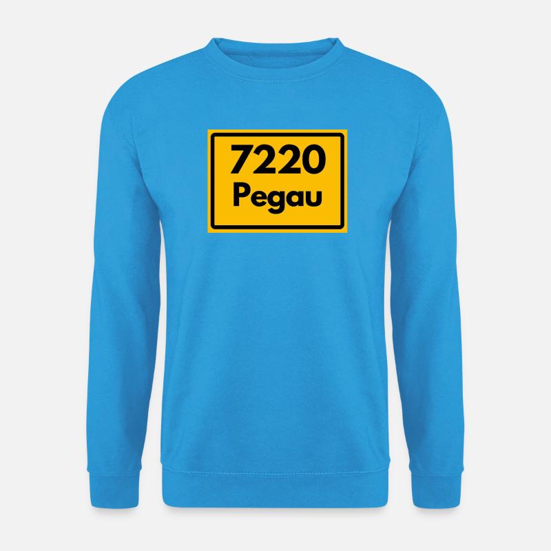 OLD POSTCODE 7220 PEGAU HEIMATSTOLZ SAXONY - Unisex Sweatshirt - sea blue