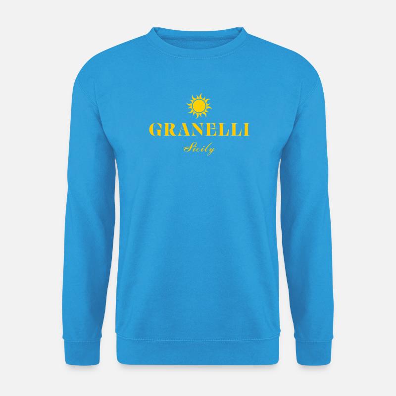 Granelli Sicily Sun Logo - Unisex Sweatshirt - sea blue