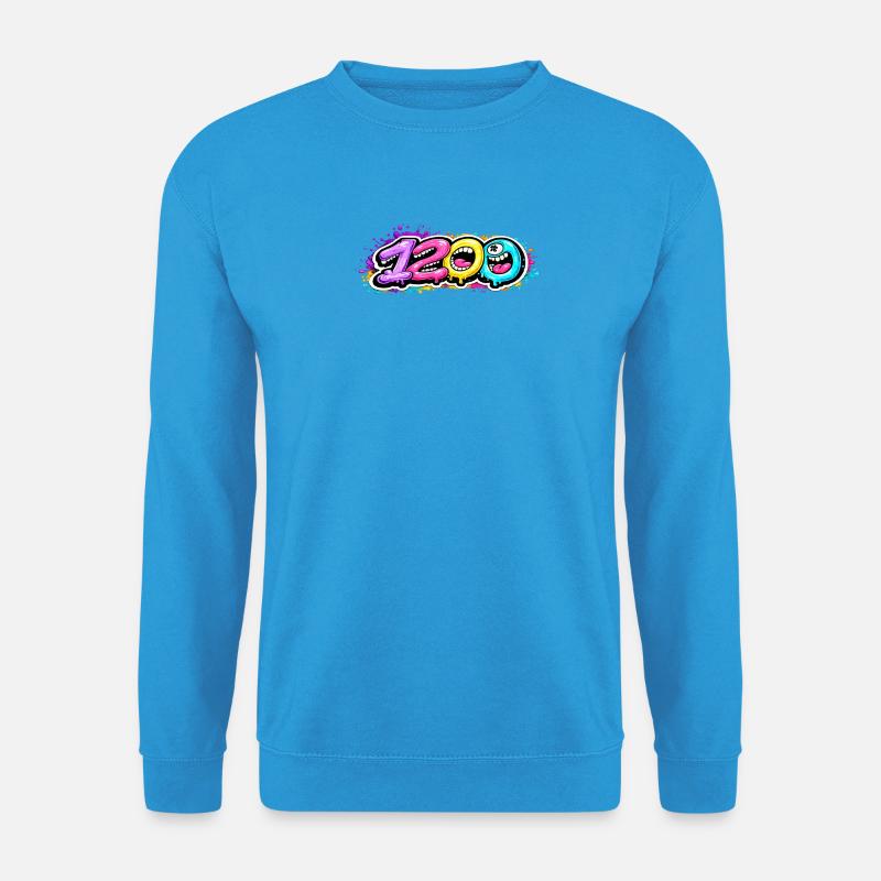 1200 Bubbleface - Unisex Pullover - Meeresblau