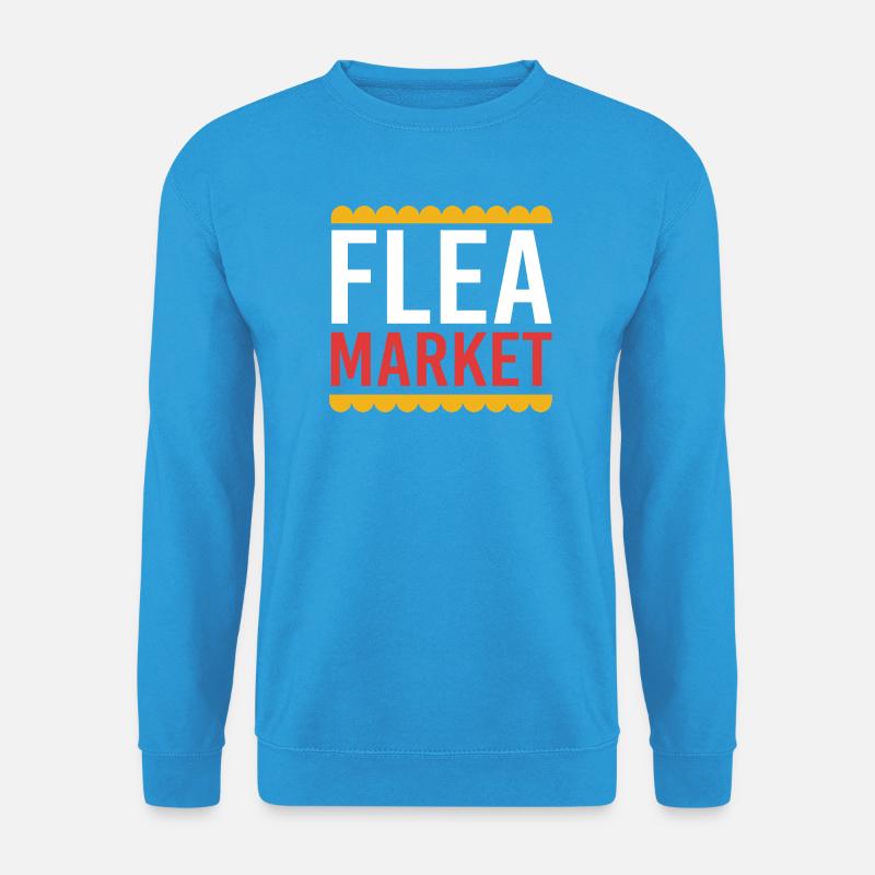 Trödelmarkt Flohmarkt - Unisex Pullover - Meeresblau