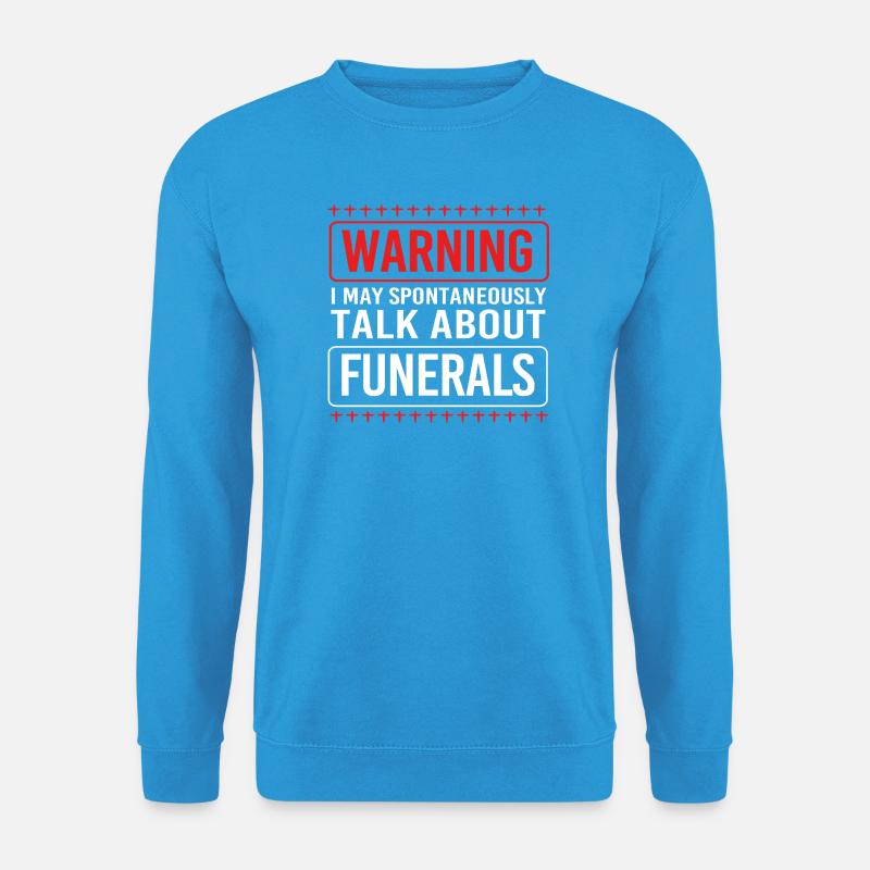 Bestattung - Unisex Pullover - Meeresblau