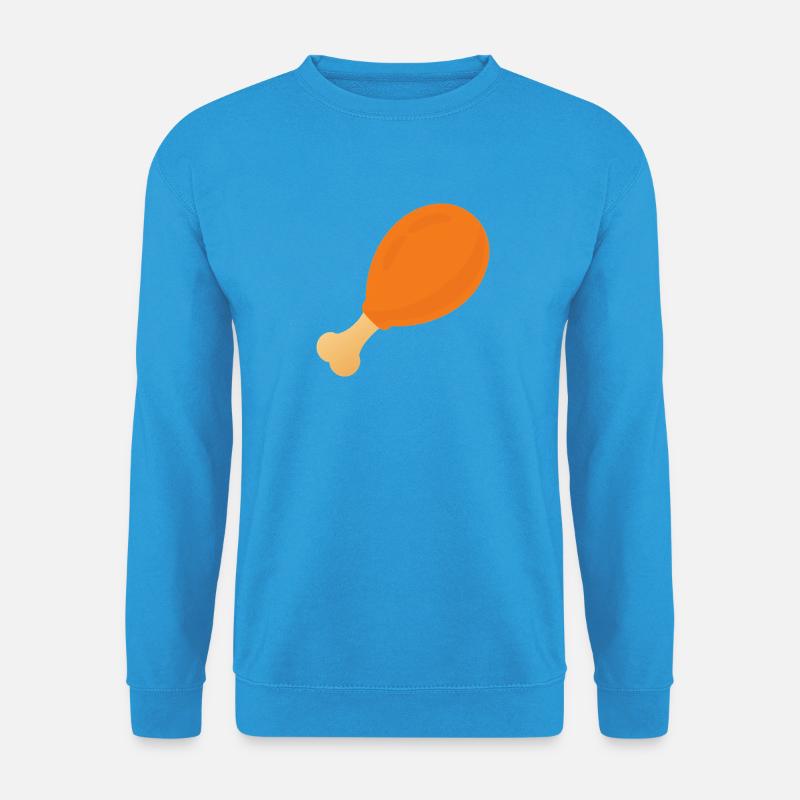Chicken Drumstick - Unisex Sweatshirt - sea blue