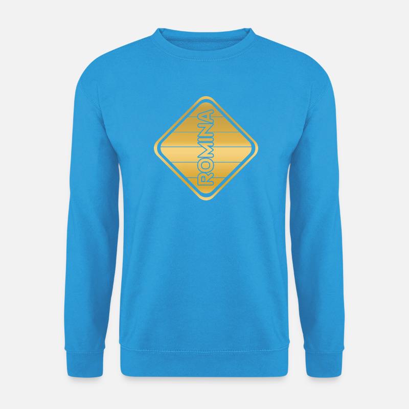 Romina als Ehefrau - Unisex Pullover - Meeresblau