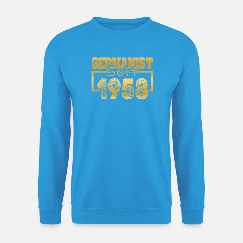1958 - Unisex Pullover - Meeresblau