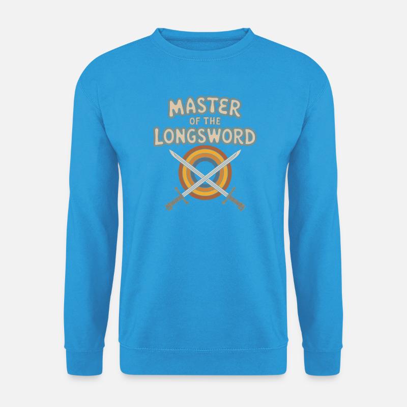 Meister des Langschwertes - Unisex Pullover - Meeresblau
