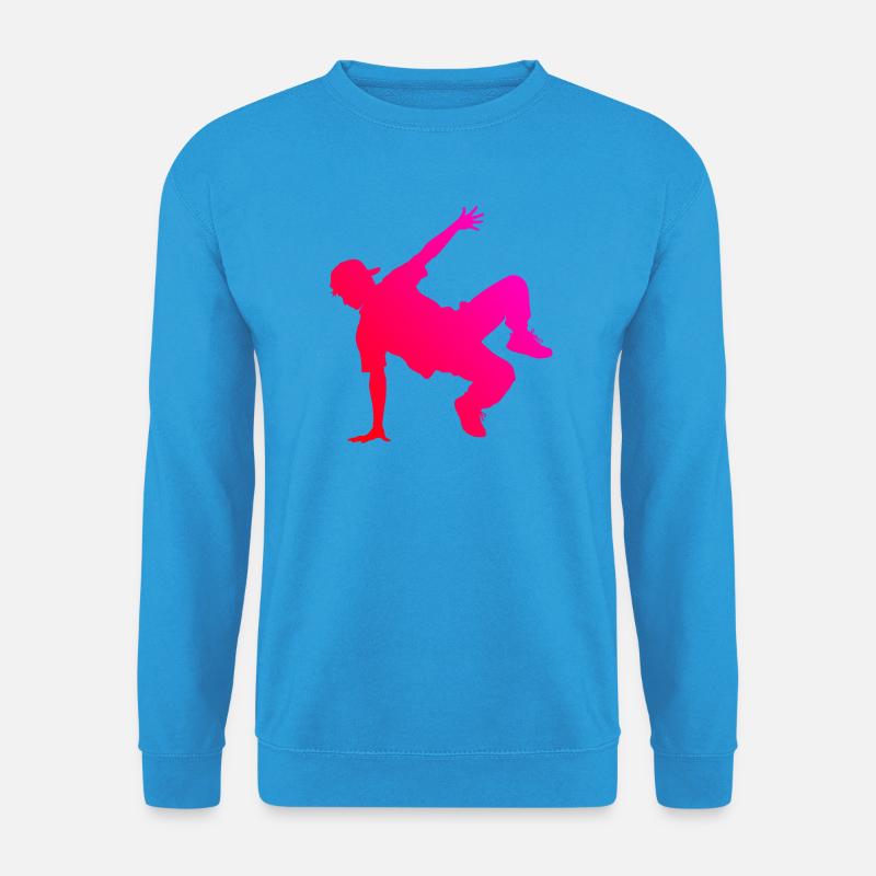 Geschenkidee für einen Breakdancer mit Streetdance - Unisex Pullover - Meeresblau