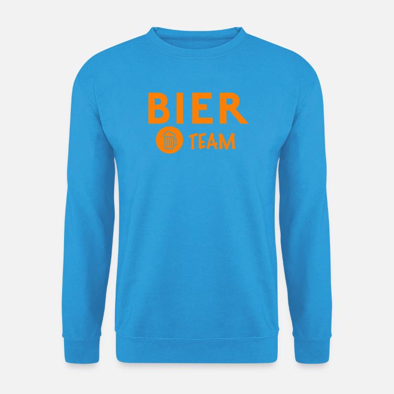 Bier Team - Unisex Pullover - Meeresblau