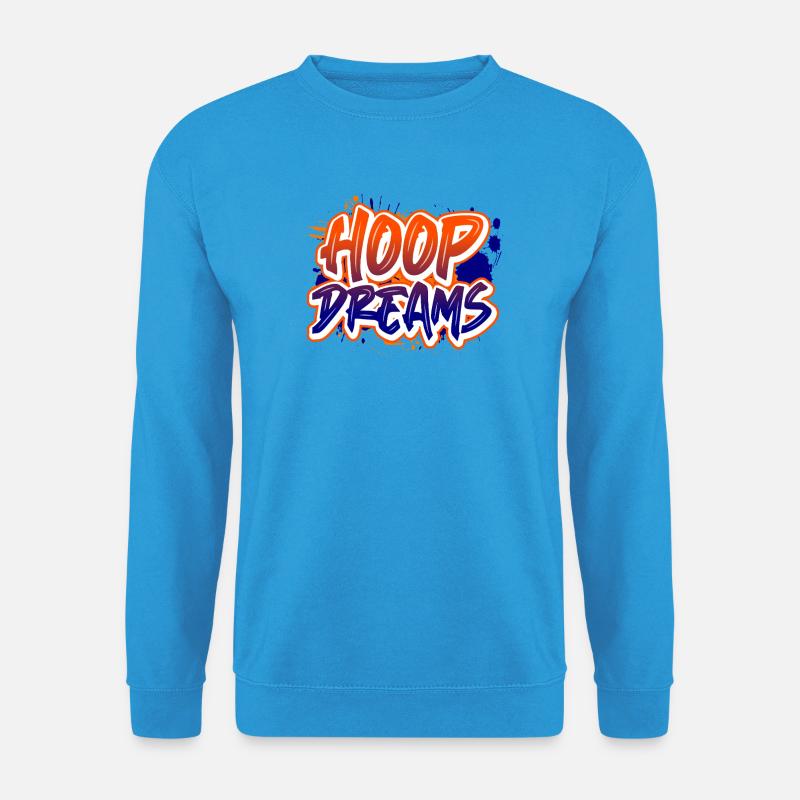 Hoop Dreams Graffiti Splash - Unisex Pullover - Meeresblau