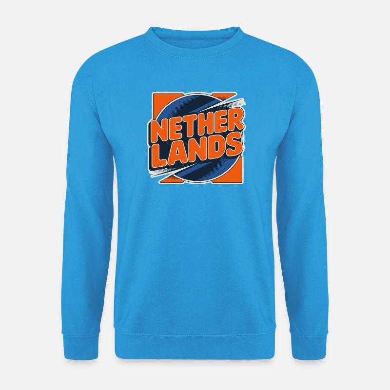 Netherlands - Unisex Pullover - Meeresblau