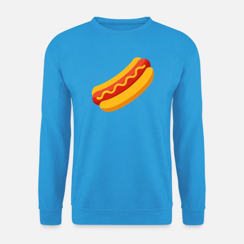 Hot Dogs - Unisex Pullover - Meeresblau