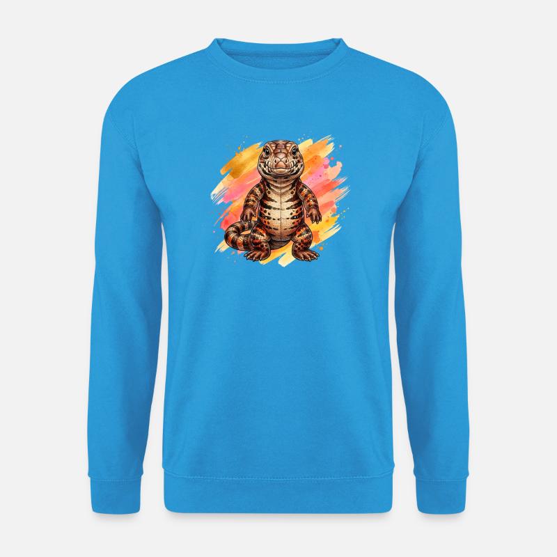 Tegu-Kuscheltier - Unisex Pullover - Meeresblau