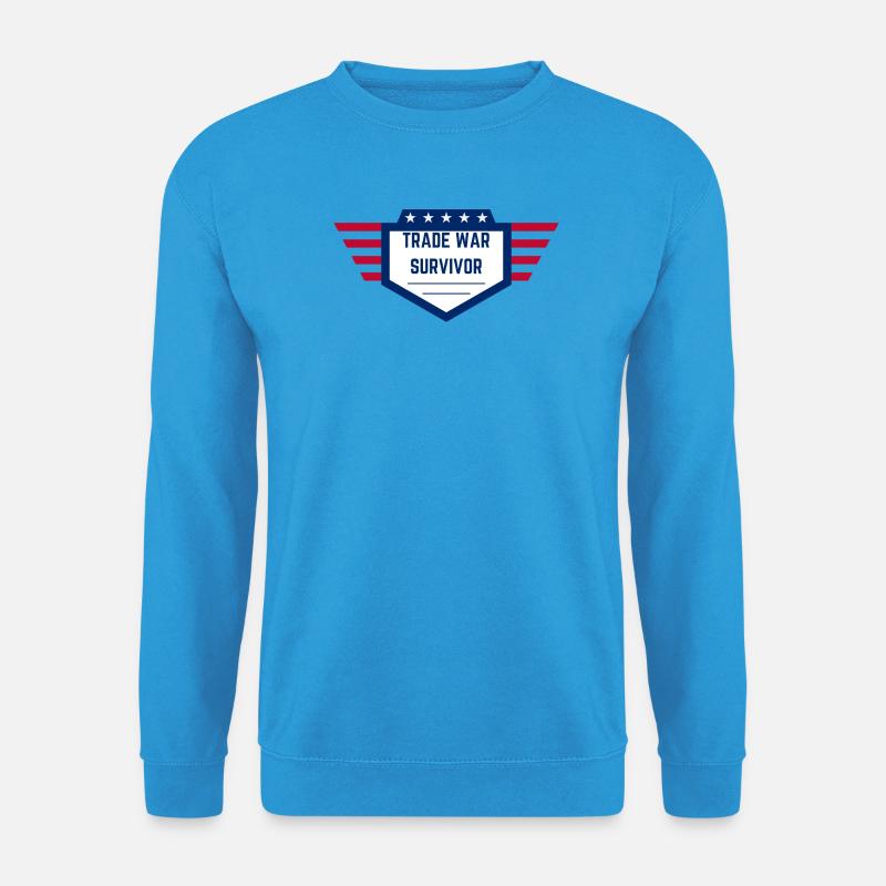 Trade War Survivor - US Edition - Unisex Pullover - Meeresblau