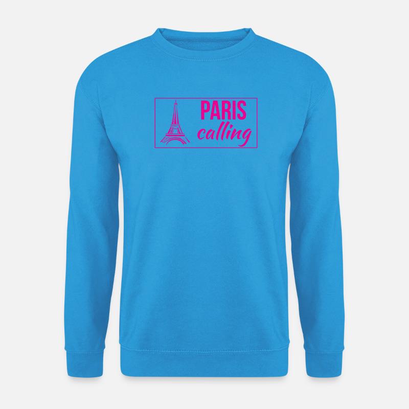 Paris Calling - Unisex Pullover - Meeresblau