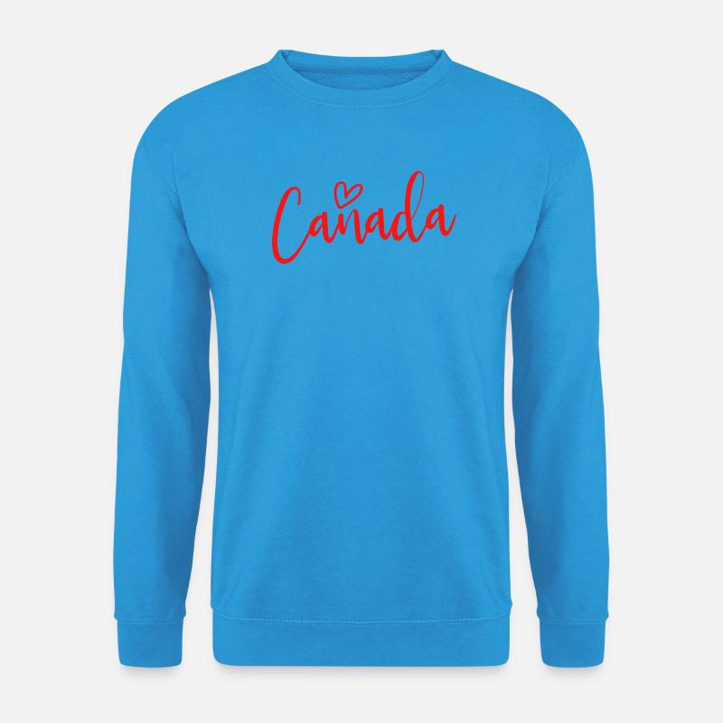 Canada Heart Women's Love Canada - Unisex Pullover - Meeresblau