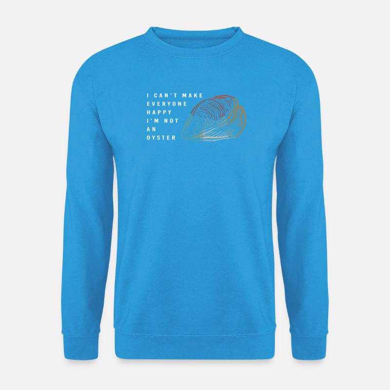 Austern - Unisex Pullover - Meeresblau