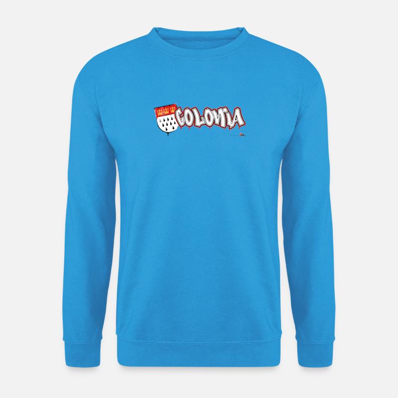 Colonia Graffiti - Unisex Pullover - Meeresblau