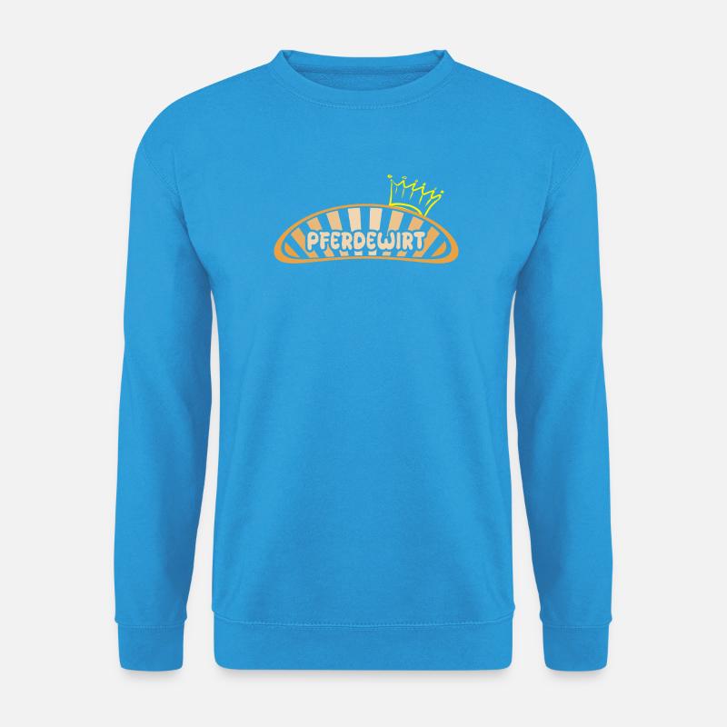 Geschenk für Pferdewirt - Unisex Pullover - Meeresblau