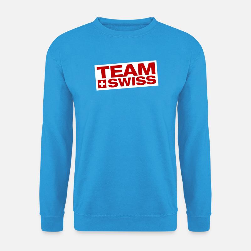 Team Schweiz - Unisex Pullover - Meeresblau