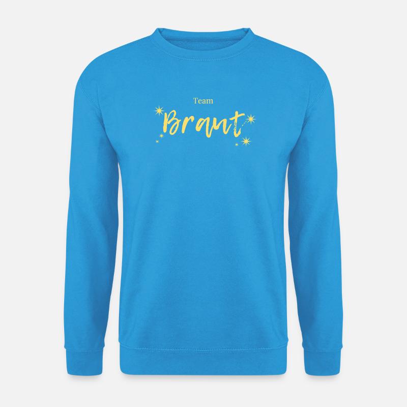 Team Brant Gold Script Stars - Unisex Pullover - Meeresblau