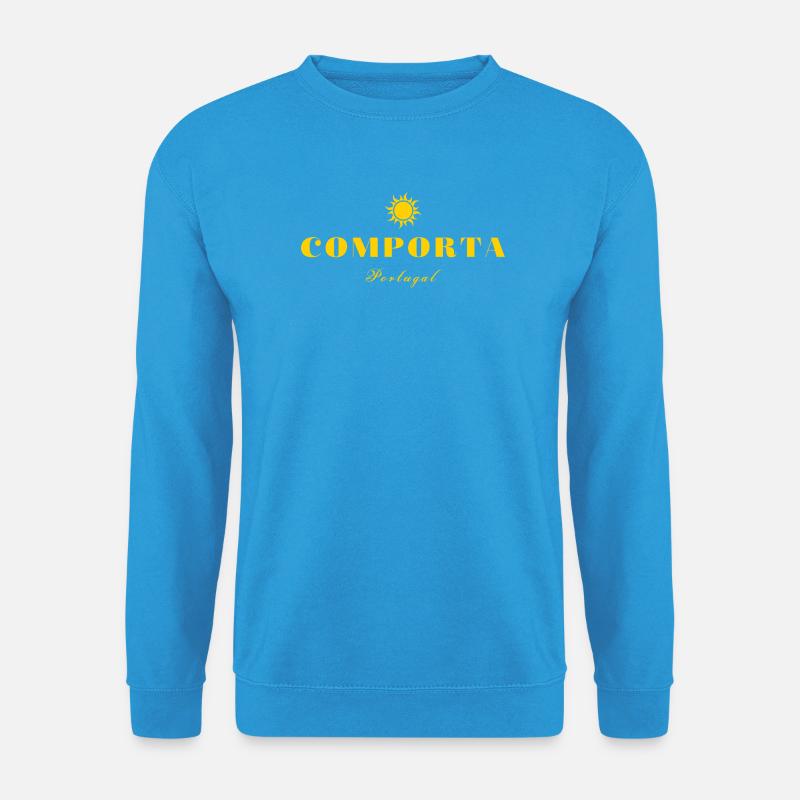 Comporta Portugal Sun Design - Unisex Pullover - Meeresblau