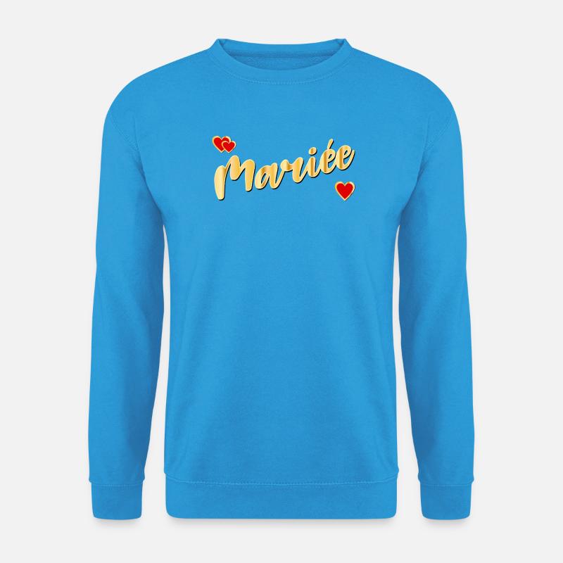 VERHEIRATETER JUNGGESELLENABSCHIED - Unisex Pullover - Meeresblau