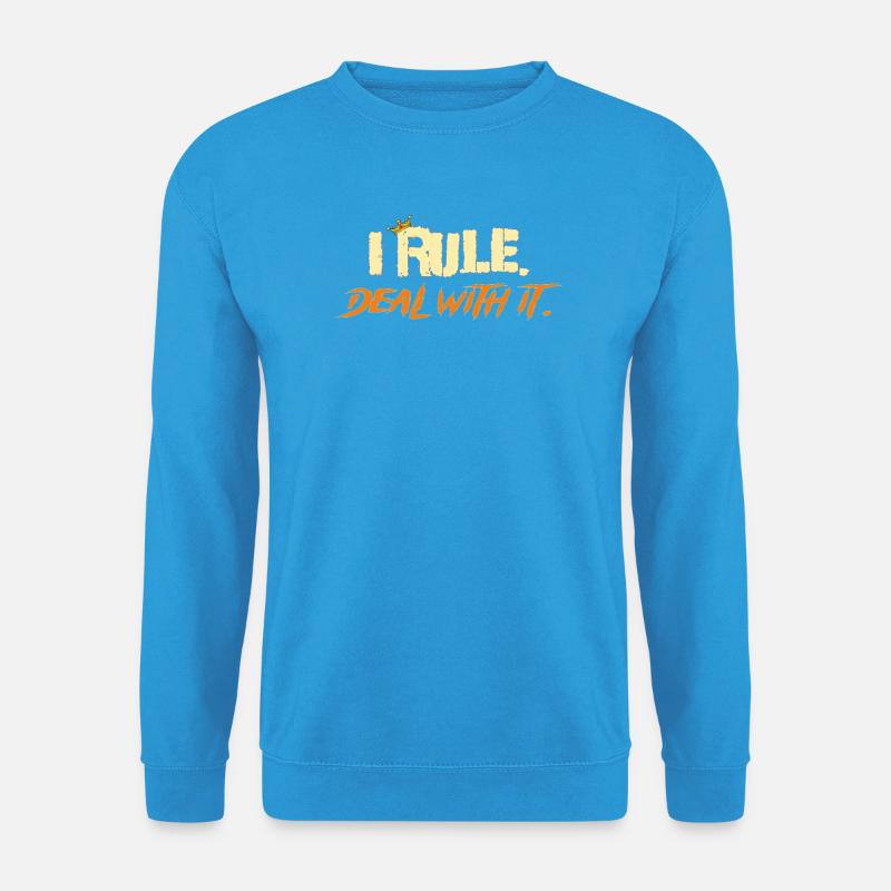 I_rule_2 - Unisex Pullover - Meeresblau
